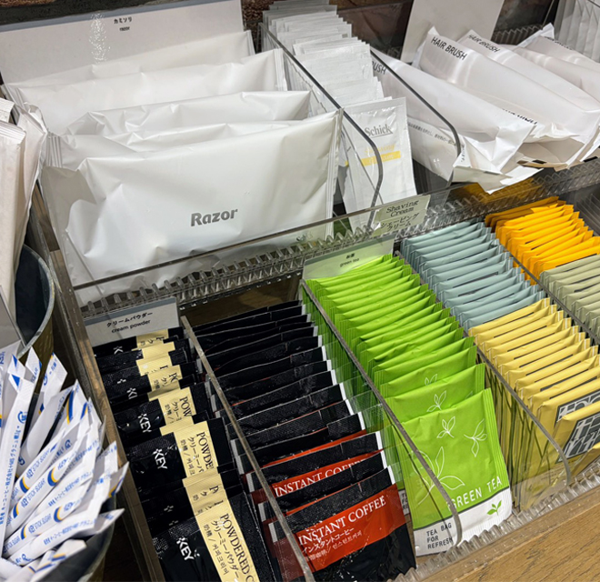 フリーアメニティ