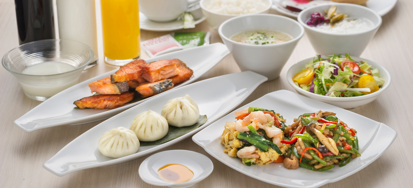 写真:朝食