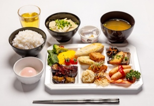 盛り付け例(和食)
