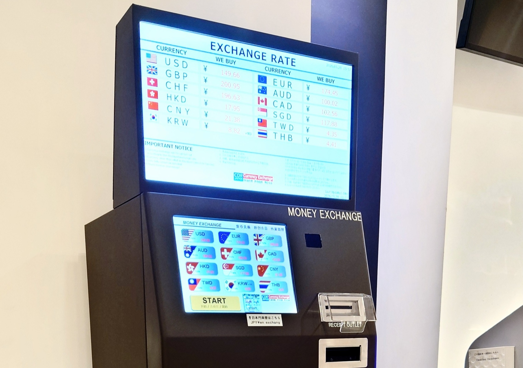 外貨両替機