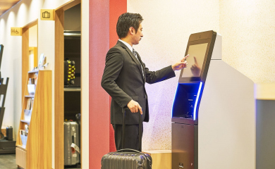 可自助办理入住、退房的终端设备
